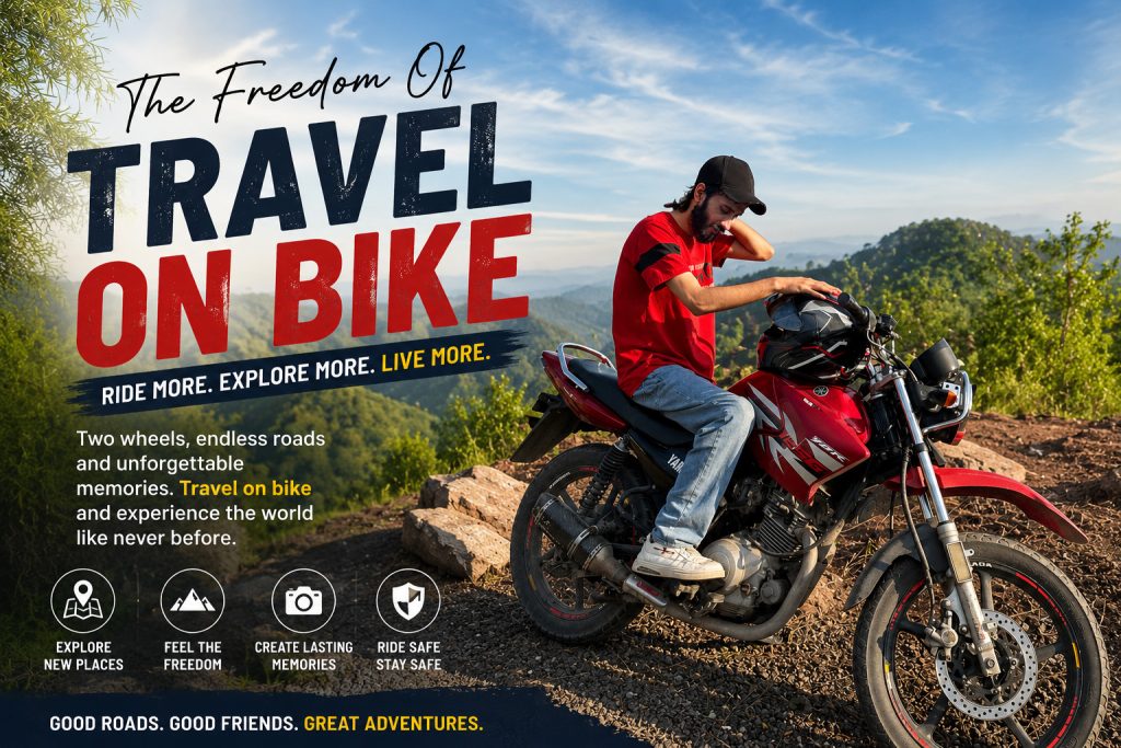 Travel on bike through scenic mountain roads and enjoy an unforgettable adventure