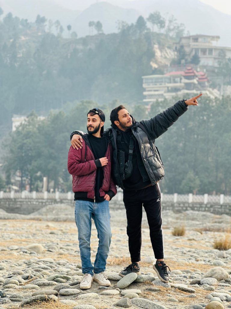 Travel with friends enjoying a memorable mountain trip together